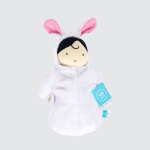 8 American White Rabbit Soft Plush Toy by AURORA WORLD, INC.