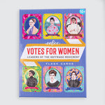 Votes For Women educational flash cards