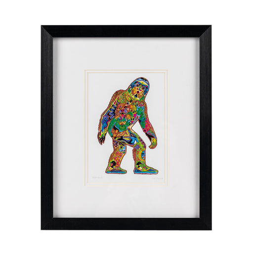 Œuvre imprimée « Sasquatch » encadrée
