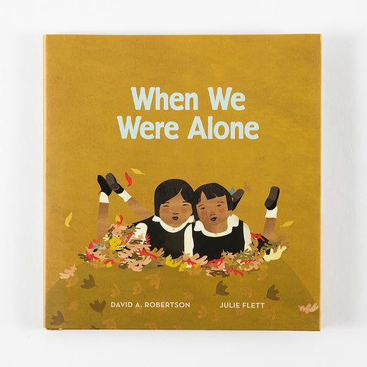 Book cover with the title "When We Were Alone"